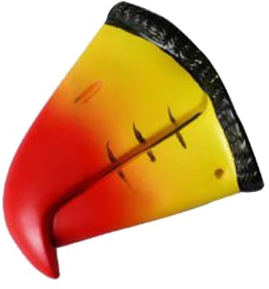 Nariz de Animal de Halloween, Pico de pájaro de Animal, Banda elástica Realista de Nariz de Loro | Disfraz de simulación de Halloween, Accesorios de Nariz de Animales para de cumpleaños de