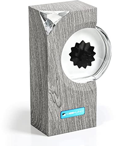 sovenomund Ferrofluid Speaker Music Mate, Tanzende Ferrofluid-Lampe im Musikrhythmus - Symbiot in Einer Flasche - Bürodekoration, Geschenk für Jugendliche (Kein Lautsprecher, Tonlos)