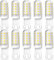 Bonlux Ampoule G9 LED Blanc Froid 6000K 4W Equivalent Lampe Halogene G 9 40W, Petite Ampoule Culot GU9, Non Dimmable, Économie d'énergie,Sans Scintillement,Angle de Faisceau 360°,AC220-240V, Lot de 10