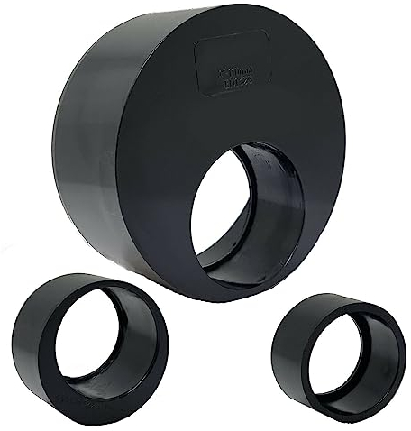 Pipestation Solvent Soil Pipe Reducer Set 110mm to 50mm / 40mm / 32mm | Pushfit Solvent Weld Waste Pipe Fitting Reducer Plug Connector Soilpipe Drainpipe Fittings | Push Fit Water Drainage PVC Reducer