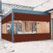 Ezcasch 2.25x3m Plane mit Ösen Wasserdicht Transparent - Outdoor 0.45mm Plane Durchsichtig Winddicht Pavillonplane Klarsicht Schutzplane für Pergola Veranda Gazebo (Höhe x Breite, Braun)