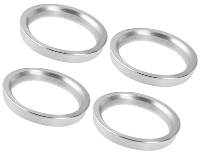 Hihaha 4 anelli di centraggio per mozzo in lega di alluminio, diametro esterno da 72,6 mm a diametro interno 60,1 mm, materiale durevole
