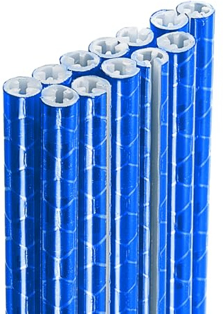 HARFINGTON 36pcs Bike Reflective Spoke Skins 0.2 Plastic Bicycle Spoke Reflectors Spoke Covers Trim Wrap Wheel 360°Visibility for Road Mountain Bike Motorcycles Decoration, Blue