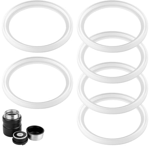 6pcs Replacement Rubber Gaskets for Stainless King 16 & 24 Ounce Food Jar
