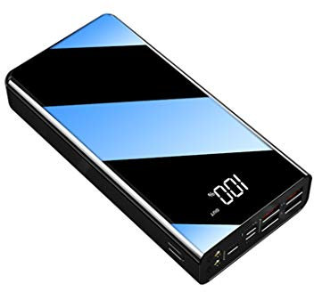 Power Bank Power Bank Caricabatterie portatile Power Bank/Cellulare Power Bank portatili/Caricabatterie Power Bank/Cellulare Power Bank/Batteria esterna Power Bank/Piccolo Power Bank, Nero, 60000Mah