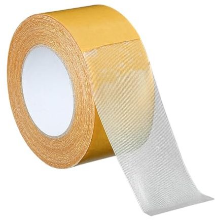 Nastro Di Montaggio - Tessuto In Fibra Adesivo Doppio Lato Nastro Collante Pesante Forte Rullo Di Legame Con Maniglia Impermeabile | Chadier Parete Specchio Tappetino Moquette Office Strumento