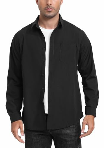 Camisa Cuadros Hombre Franela Algodón Camisa Leñador Blusas Basiccon Botones Camisetas Manga Larga Oficina Básico Vintage Western Casual