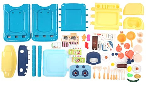 Kinderküchenspielzeug Smooth Edge Spielküchenset 51-teilig für Kinder ab 3 Jahren