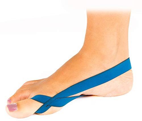 COMPRESSANA TAPE LOOPS - Korrektur-Schlaufen für Hallux valgus und/oder Hammerzeh Fehlstellungen - Zehenspreizer ohne Silikon - 1 Paar - Größe 39-40 - Farbe Make-Up