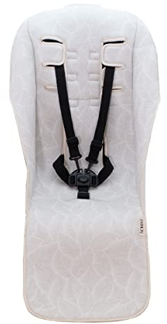 JYOKO Kids Colchoneta para Silla de Paseo Compatible con Uppababy Vista y Cruz en algodón (Bloom)