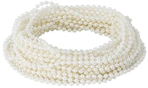 10m Lång Pärlpärlsträng Pärlsträng Imiterad Pärla Dekorativ Sträng för Att Tillverka Prydnadshem DIY-verktyg(4mm)