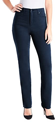 Gloria Vanderbilt Women's Classic Jeans| Amanda High Rise Tapered Mom Jean|Various Size Colors - Port Wash 16