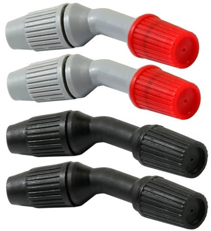 YSJCHEBS Ugelli A Spruzzo in 4 Pezzi, Accessori di Ricambio per Spruzzatori, Ugelli per Tubi Flessibili, Ugelli per Spruzzatori da Giardino, Ugelli Standard, Adatti per L'Irrigazione del Giardino