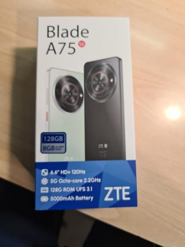 ZTE Blade A75 5G 4GB/128GB Nero (Diamond Black) Doppia SIM