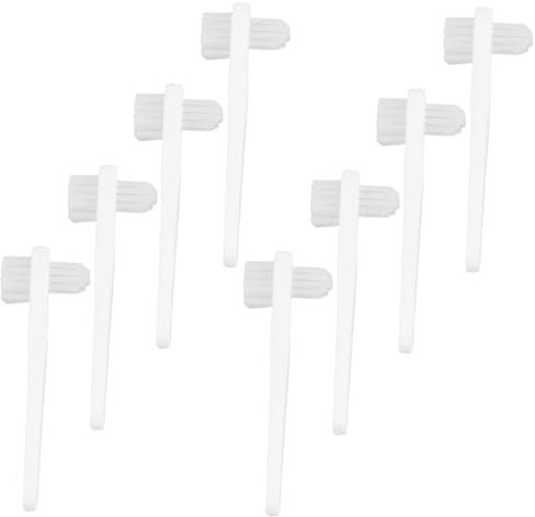 EXHUMKY 8Pièces Nettoyage pour Prothèses Dentaires de Portables avec Ergonomique Bucco Dentaires Approfondis Nettoyage Doux