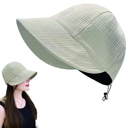 ARYIMYDP Pieghevole Cappello da Sole Donna con Protezione UV 50, Protezione Solare per la Testa, Leggero Cappelli Donna Estivi, per Uso Quotidiano, Spiaggia e Attività All'aperto