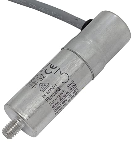 Lumonic Condensateur Moteur MKP-500 3-C | 3µF 470V 25x85mm | Boîtier Métallique