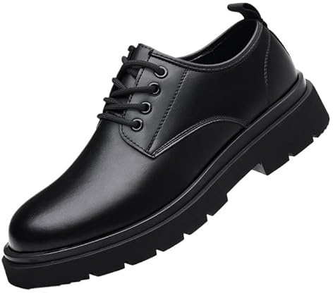 Scarpe Oxford da Uomo da Uomo in Pelle Fatte a Mano Moderne Classiche Stringate Abito Foderato in Pelle Scarpe Oxford Antiscivolo Basse Antiscivolo Prom(43EU)