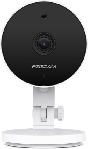 Foscam Cámara IP C5M WiFi Dual 2.4/5Ghz 5MP, Seguridad, Detección Humana, Audio, Visión Nocturna, Sirena de Alarma.