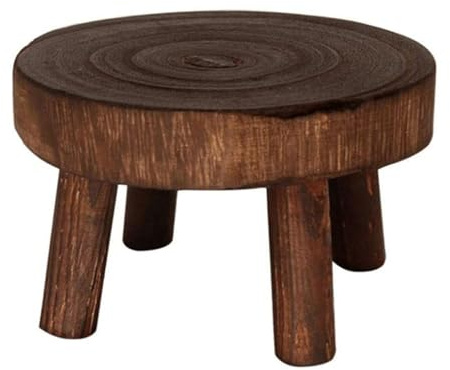 Hogvinnatil Soporte para plantas, estantería de jardín, taburete de madera, soporte para macetas, taburete decorativo, estructura para plantas, para habitaciones, interiores y exteriores