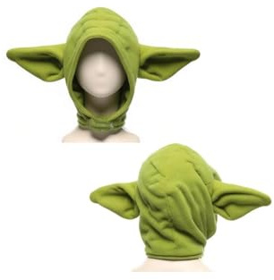 Anime Hat with Ears Green Plush Hat Animal Headband Beanie Winter Headgear