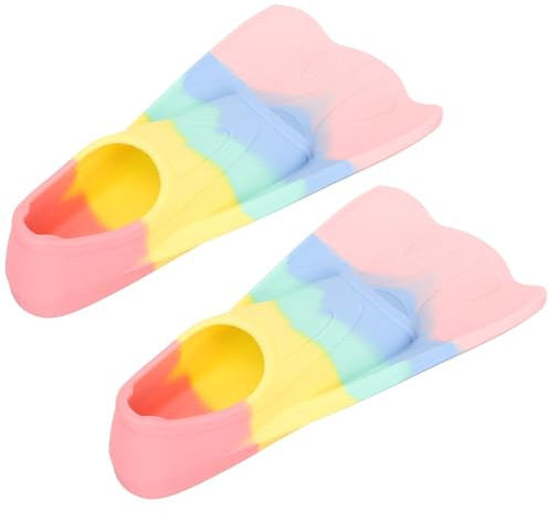 Ipetboom Swimming Flipper Xs30-32 Size for Pool and Sea Training Swimming Aid Fins 1 Pair Silicone Lightweight Portable Suitable for Boys