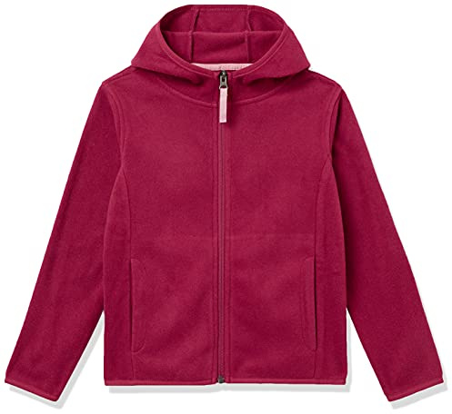 Amazon Essentials Chaqueta Ligera de Forro Polar con Cremallera Completa y Capucha Niñas