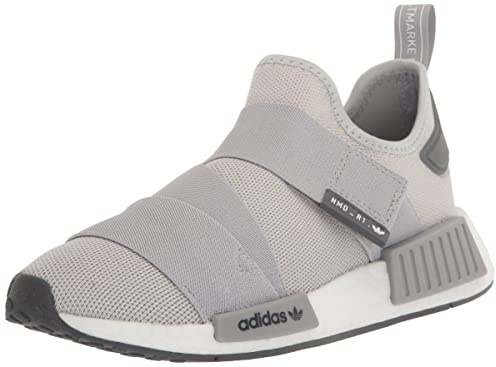 adidas Damen NMD_r1 Sneaker, Grau/Weiß/Grau, 43 1/3 EU