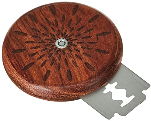 Wundermix - WunderStyler® Compact • Coltello da panettiere per pane con lama a rasoio • Taglierino per impasto in legno • Coltello per incisioni