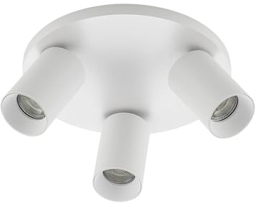 Arcchio Ceiling Light Brinja dimmable (Modern) in White Made of Aluminium for e.g. Hallway (3 Light Sources, GU10) from floodlight Spotlight