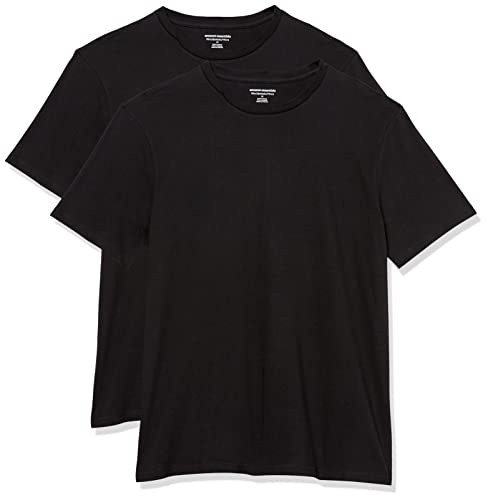 Amazon Essentials herr Slim-Fit kortärmad T-shirt med rund hals