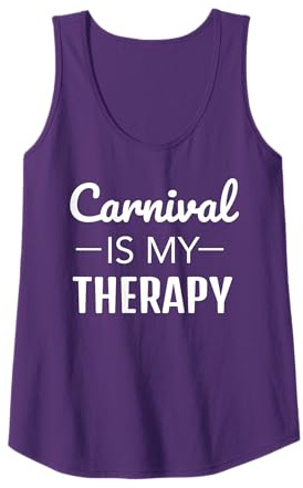Carnival is My Therapy Caribbean Soca Tank Top