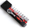 YWHWXB 12 Piece Socket Set with Ratchet Wrench and Extension Bar Metric SAE Mechanic Tool Set