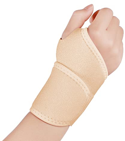 Muñequera Ajustable Muñequera Tendinitis Muñequera Metacarpiana Túnel Carpiano Muñequera de Compresión Hombre y Mujer Para artriti, tendinitis, Recuperación de Lesiones 1 piezas (beige)