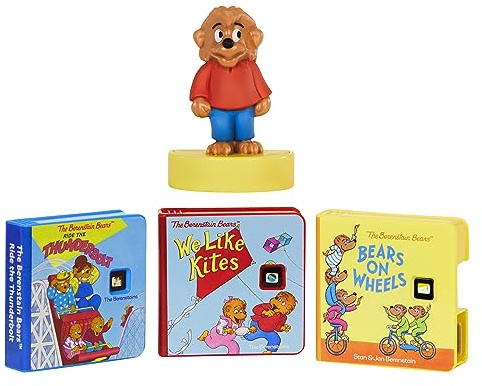 little tikes Story Dream Machine Story Collection - The Berenstain Bears Adventure Collection - 3 Storytime Books and 1 Audio Play Character - For Toddlers and Kids Ages 3+ years