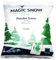 GABANA Neve artificiale villaggio di Natale biodegradabile, organico ed ecologico, falsa neve per decorazione villaggio di Natale, 3,5 l