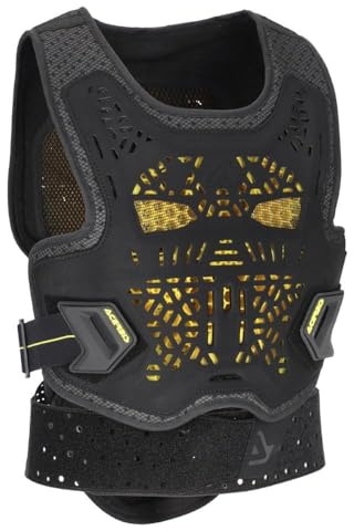 Pettorina Dna 2.0 Light Nero/Giallo taglia S/M