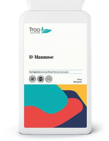 Troo Health Care D-Mannose Supplement 500mg - 180 Capsules