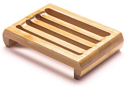 Bamboo Soap Dish | Bamboo Soap Tray | 11cm x 7.5 cm | Eco Product, Eco Friendly Gift (1)