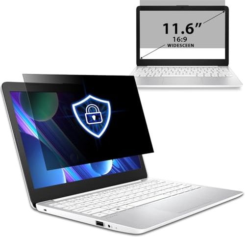 PYS Laptop Blickschutzfolie 11.6 Zoll Anti Spy Blaulicht Blendfrei Sichtschutz Folie 16:9 Abnehmbarer Displayfilter Sichtschutzfilter Kompatibel mit Lenovo SGIN HP Dell Acer Samsung Asus Toshiba