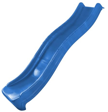 AXI SKY220 Slide with water connection in Blu - 89 inch | Extension slide made of plastic for platform height 47 inch | Extension element for playhouse/playground equipment