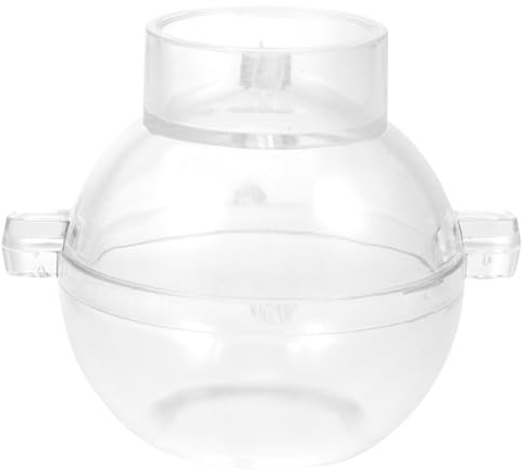 KONTONTY Molde Esfera para Velas Transparente Molde Redondo para Cera Perfumada DIY Reutilizable para Manualidades y Creación de Velas Aromáticas