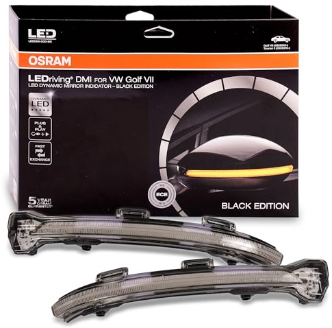 OSRAM LEDDMI 5G0 BK S LEDriving indicatore di direzione LED Completamente dinamico - Nero Edition, Set di 2