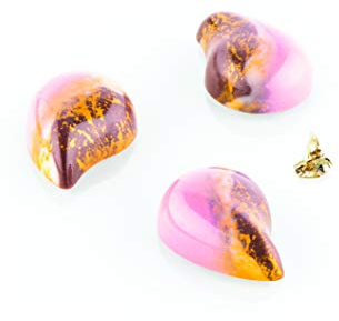 Silikomart |Goccia-P, Stampo per Cioccolato in Tritan, 24 Cavità, Confezione da 10 Stampi, Misure 29 x 41 mm h 14 mm Volume 24 x 8 ml Tot. 192 ml