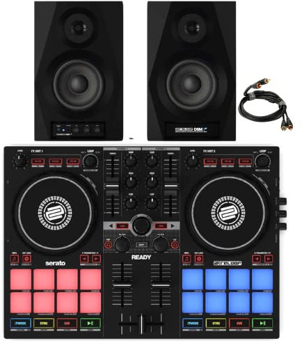 Reloop Ready DJ Controller Bundle incluye altavoces DSM-3 BT