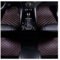 BFRDGE Auto-Fußmatten, für Nissan Qashqai e-Power (J12) 2022-2024 Anpassen Fußmatten, Allwetter wasserdichte rutschfeste Auto Fussmatten Set,B Black Red