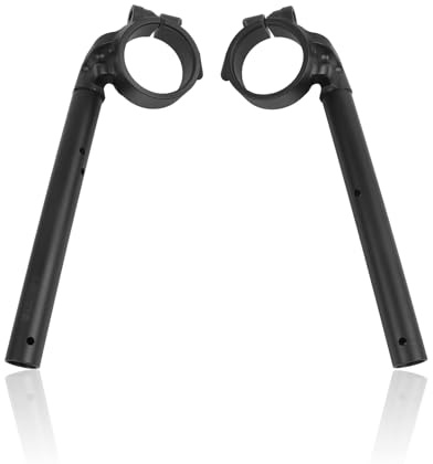 HAONEL 49mm Clip On Handlebars Replacement for Honda CBR1000RR 2008-2013 Left & Right Aluminum Motorcycle 7/8 Clip On Fork Tube Handlebars