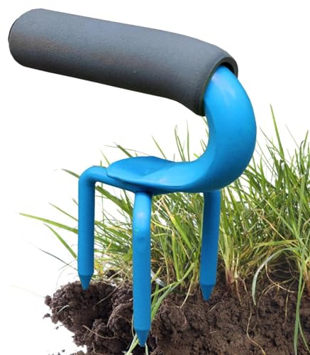 Rake per mano da giardino – Coltivatore manuale in acciaio pesante, artiglio ergonomico da giardino | Rimozione e allentatore del terreno per un'efficace lavorazione del terreno e cura del giardino