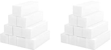 Remingtape 20 X Bianco Levigatura Blocchi per Nail Design Nail Polier Blocco Lucidatura Superficie Chiodo Blocco Chiodo Arte Manicure Strumento