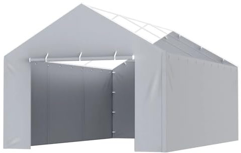 Ayztantine Tenda da Garage Carport Copertura Sostitutiva for tettoia for Posto Auto Coperto, Parete Laterale, 12 x 20 Piedi, Tenda da Garage, Riparo, Resistente, Impermeabile